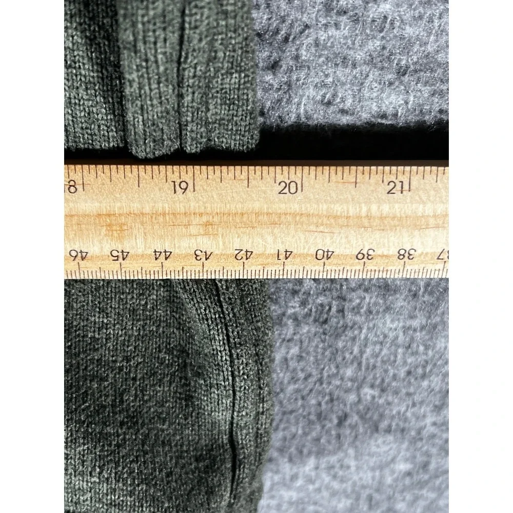 Marmot Mens Quarter Zip Fleece Pullover Olive Green Large L Heathered - Picture 7 of 9
